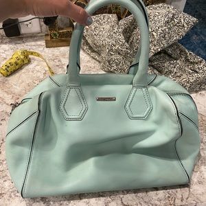 Rebecca Minkoff large slouchy mint leather bag
